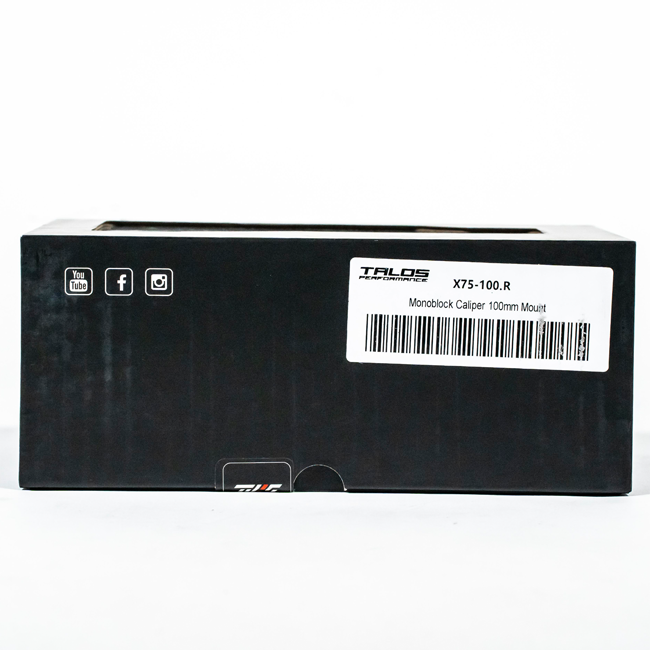 Talos X75 SBK Racing Monoblock P4 32/36 100mm pinza de freno delantera derecha | X75.100.HD.R 