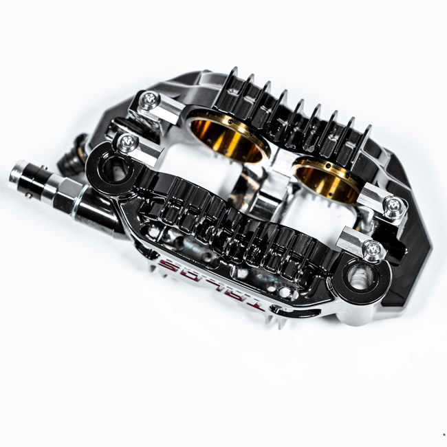 Freno de pinza monobloque TALOS X82 SBK Racing P4 34/38 108mm delantero derecho | X82.108.DL.R 