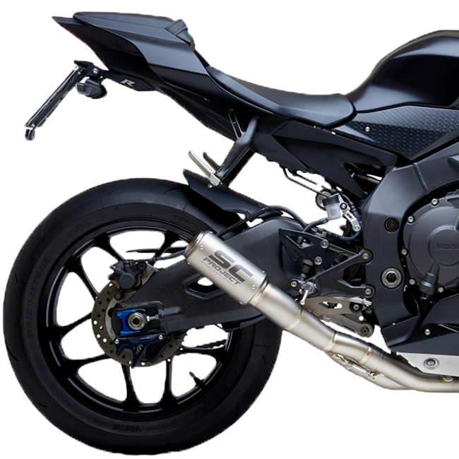 SC-Project Slip-On CR-T + tubo de reemplazo KAT para Yamaha YZF-R1/M RN32 (15-16) Y11A-DET36 
