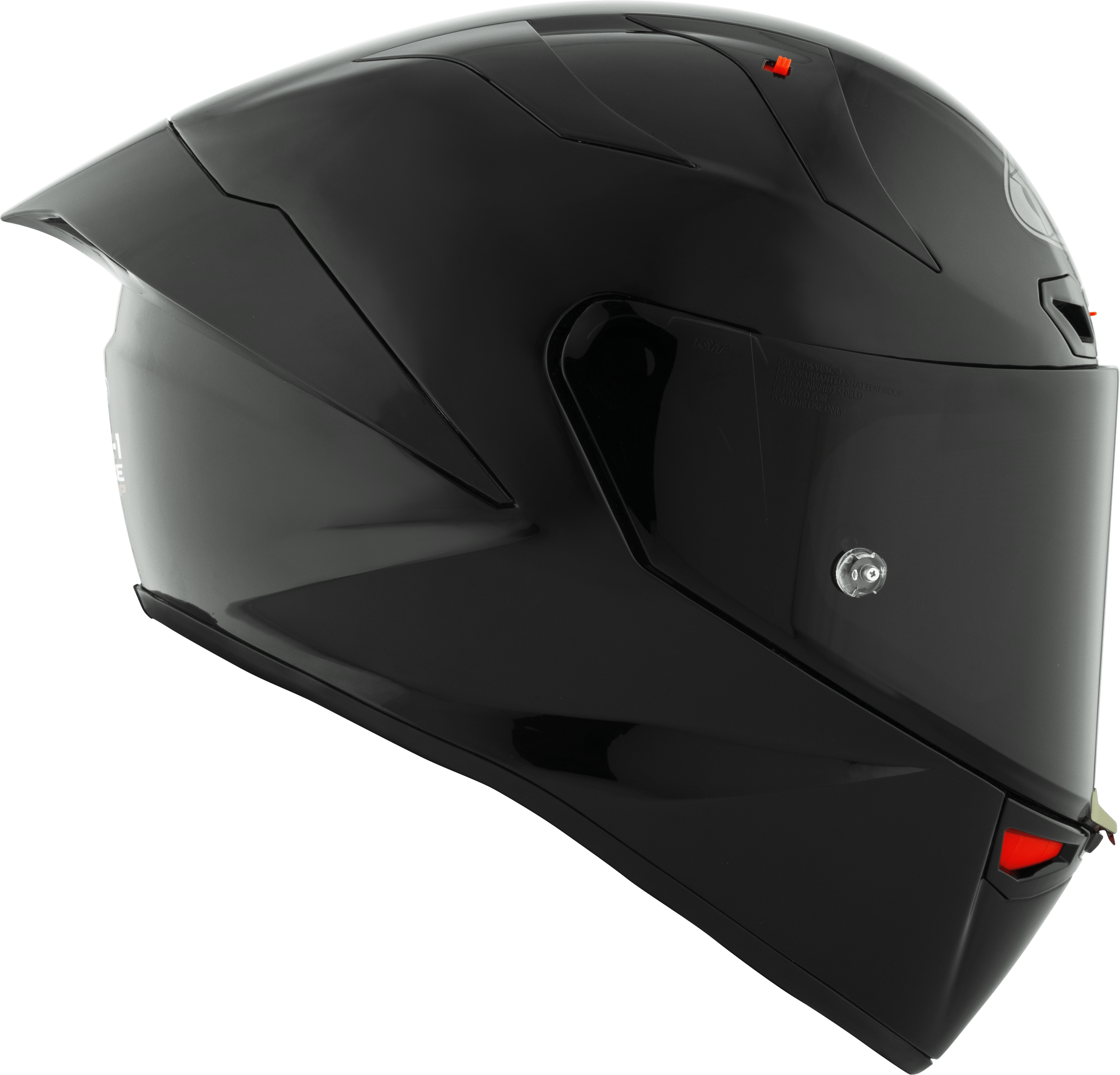 KYT KX-1 Race GP Casco Sencillo Negro Y6KX00W6 