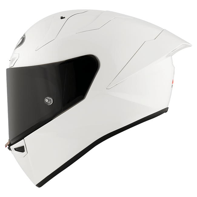 KYT KX-1 Race GP Casco Plano Blanco Y6KXX0W3 