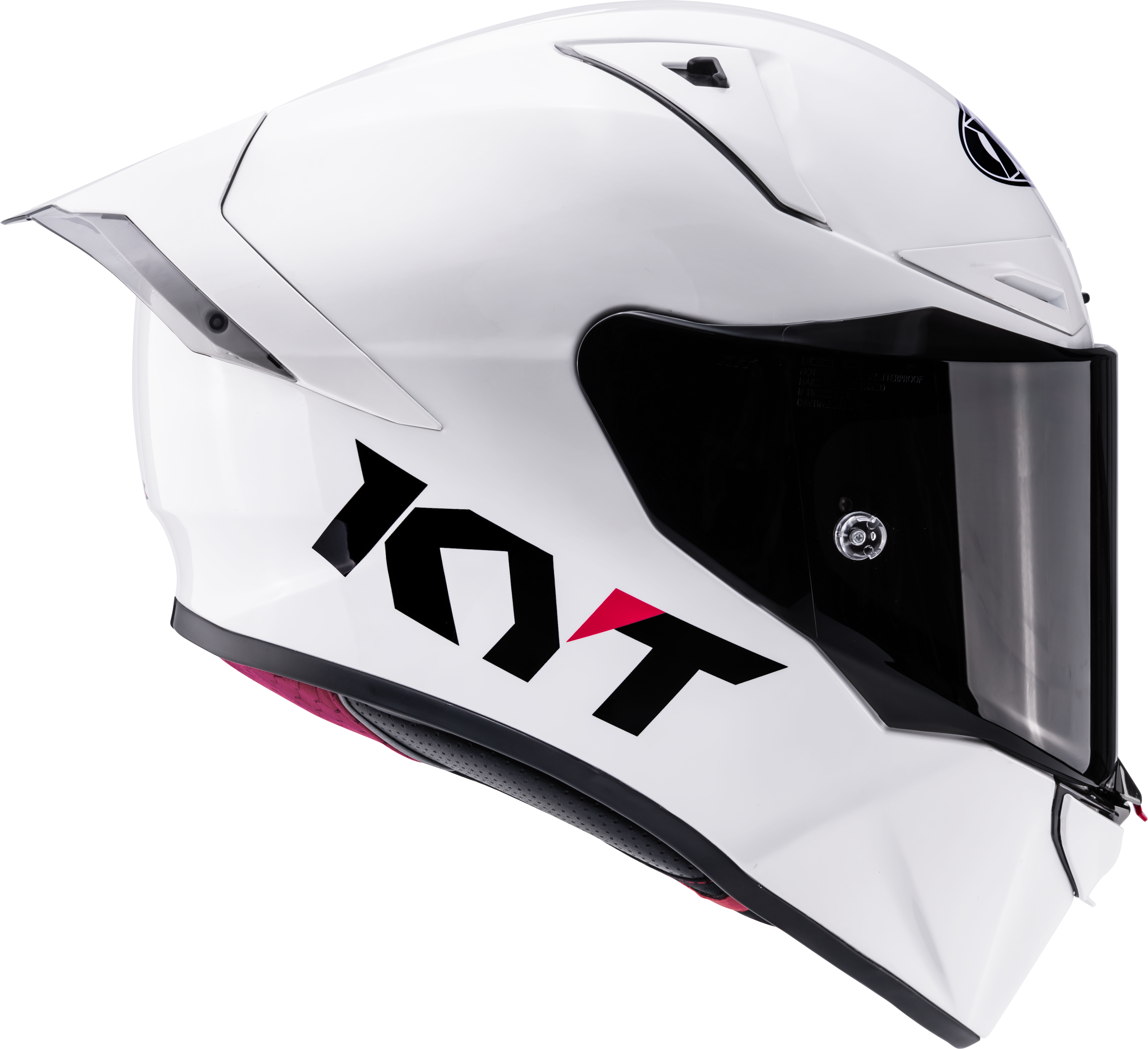 Casco de competición KYT R1R Plain blanco brillante Y6R100W3 