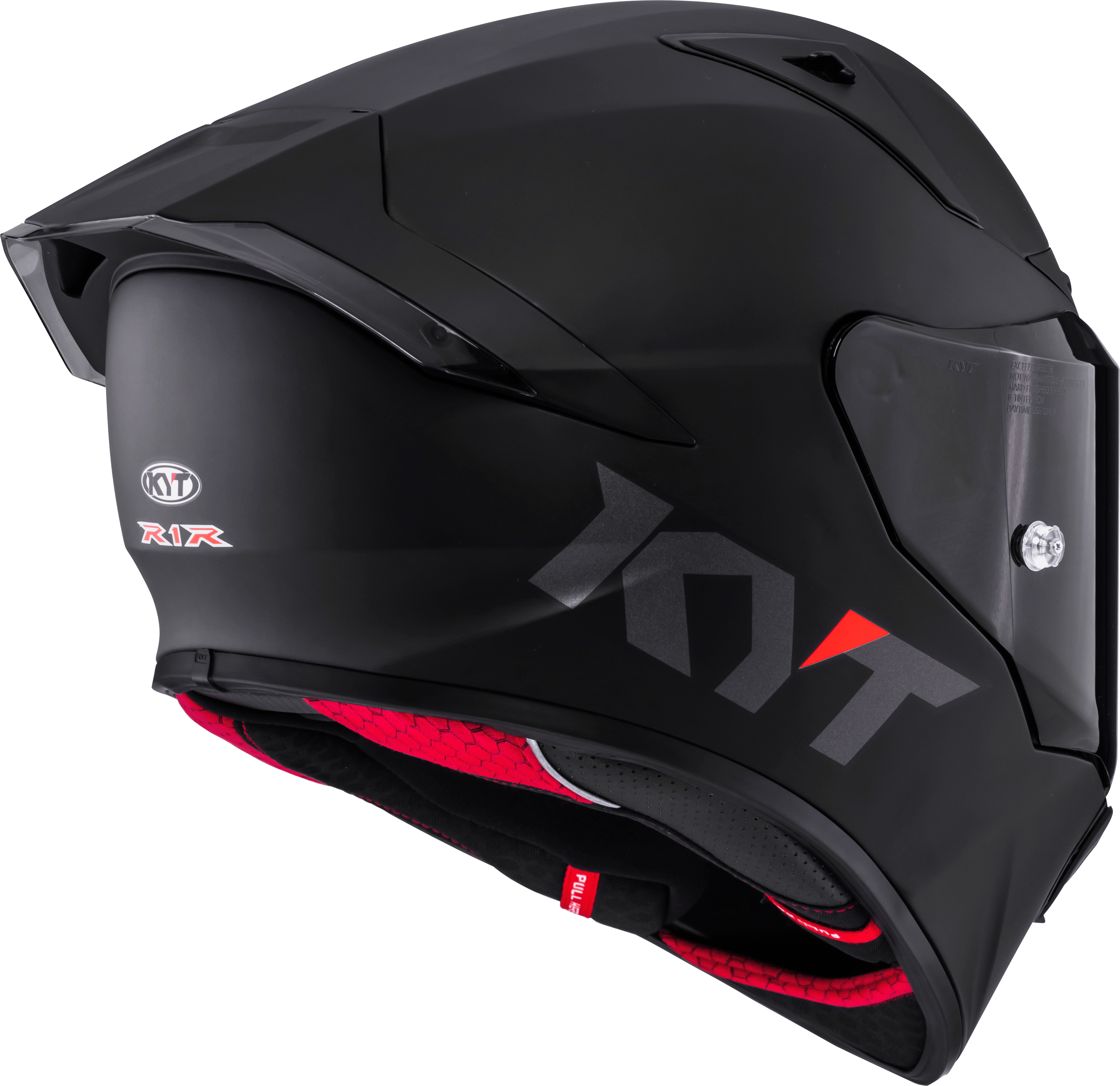 Casco de competición KYT R1R Plain negro mate Y6R100X6 