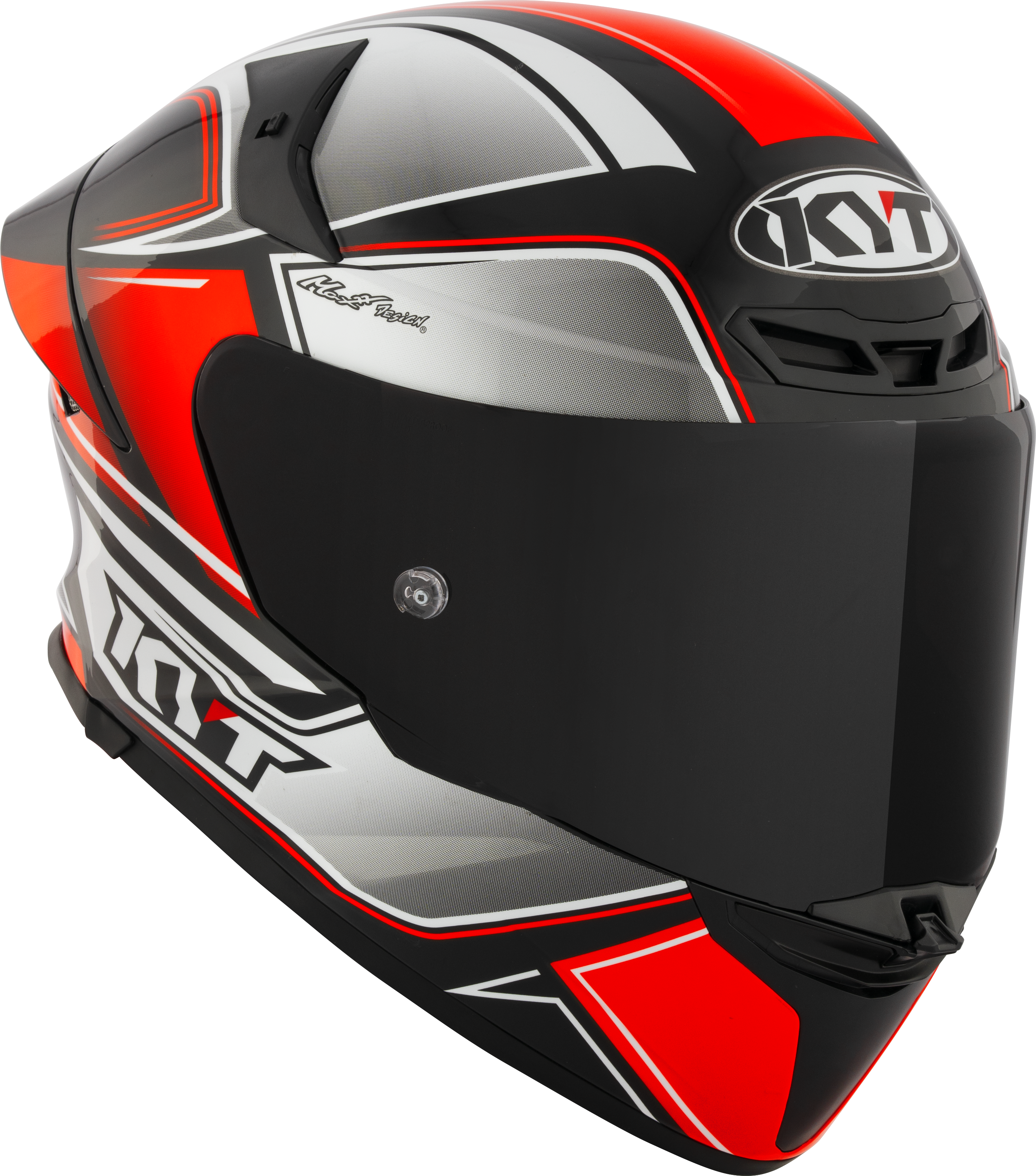 KYT TT-Revo Casco Turista Rojo Fluo Y6TR0012 
