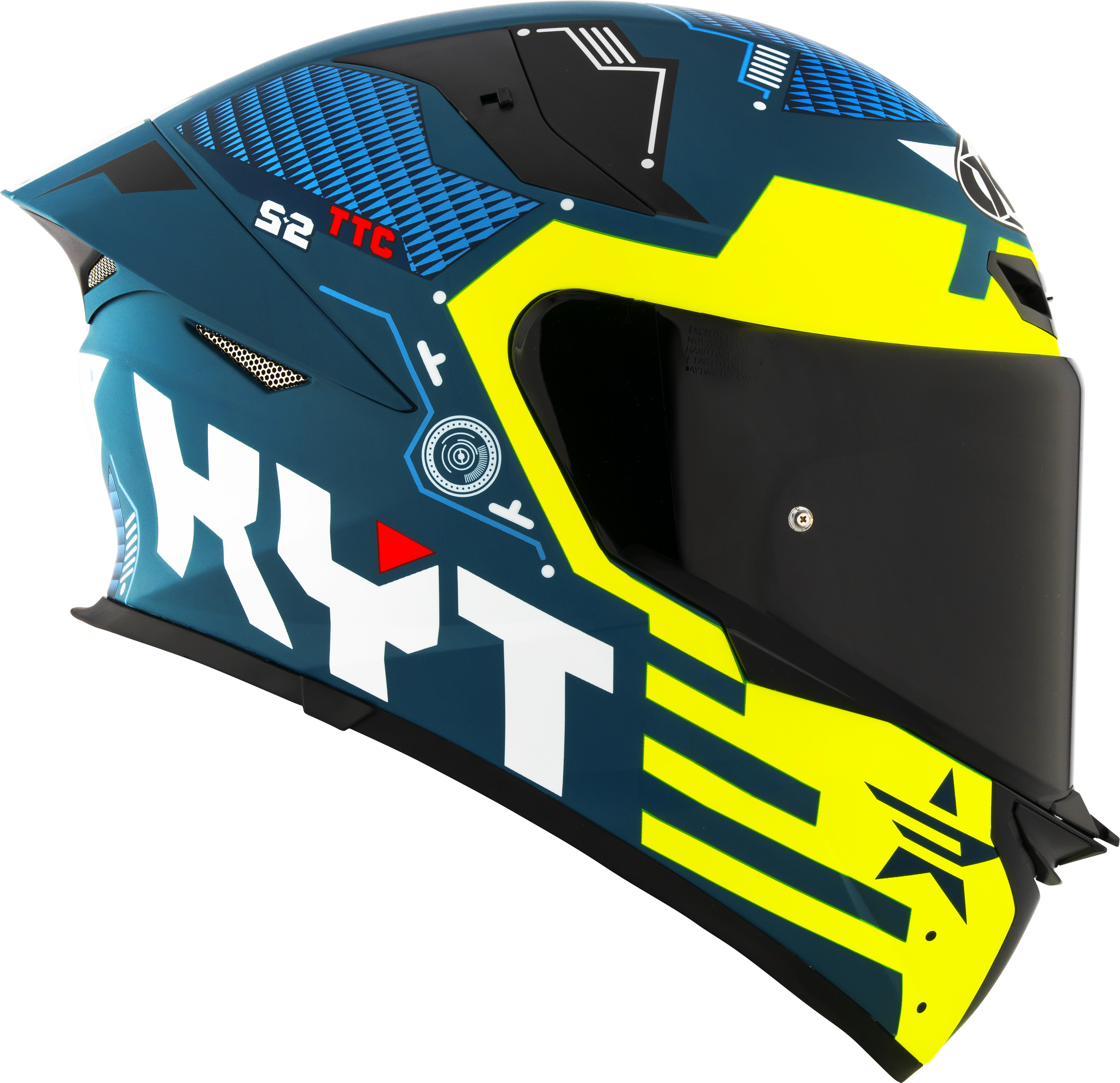 KYT TT-Revo Casco Fuselaje Amarillo mate Y6TR0021 