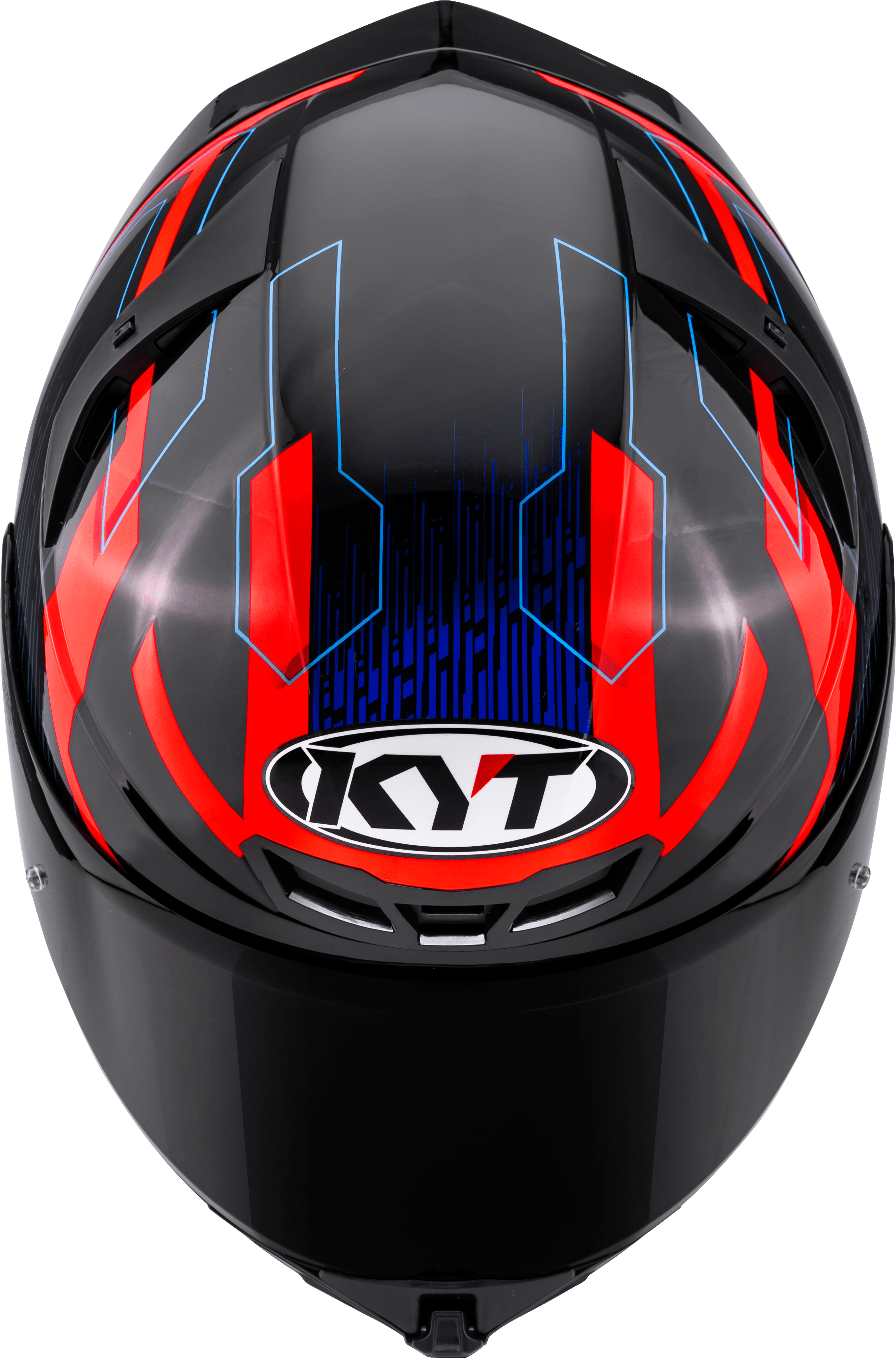 KYT TT-Revo Casco Speeding Negro / Rojo / Azul Y6TR0053 