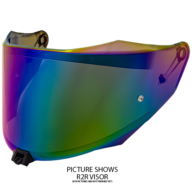 KYT Visera R1R Iridium Rainbow YAR10VI0 