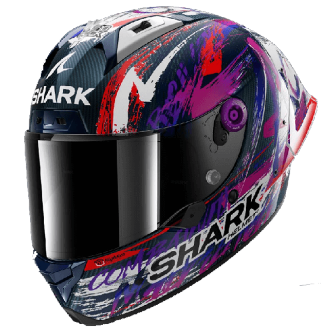 Shark Aeron GP Casco FIM Racing Réplica de la Firma de Johann Zarco 2025 