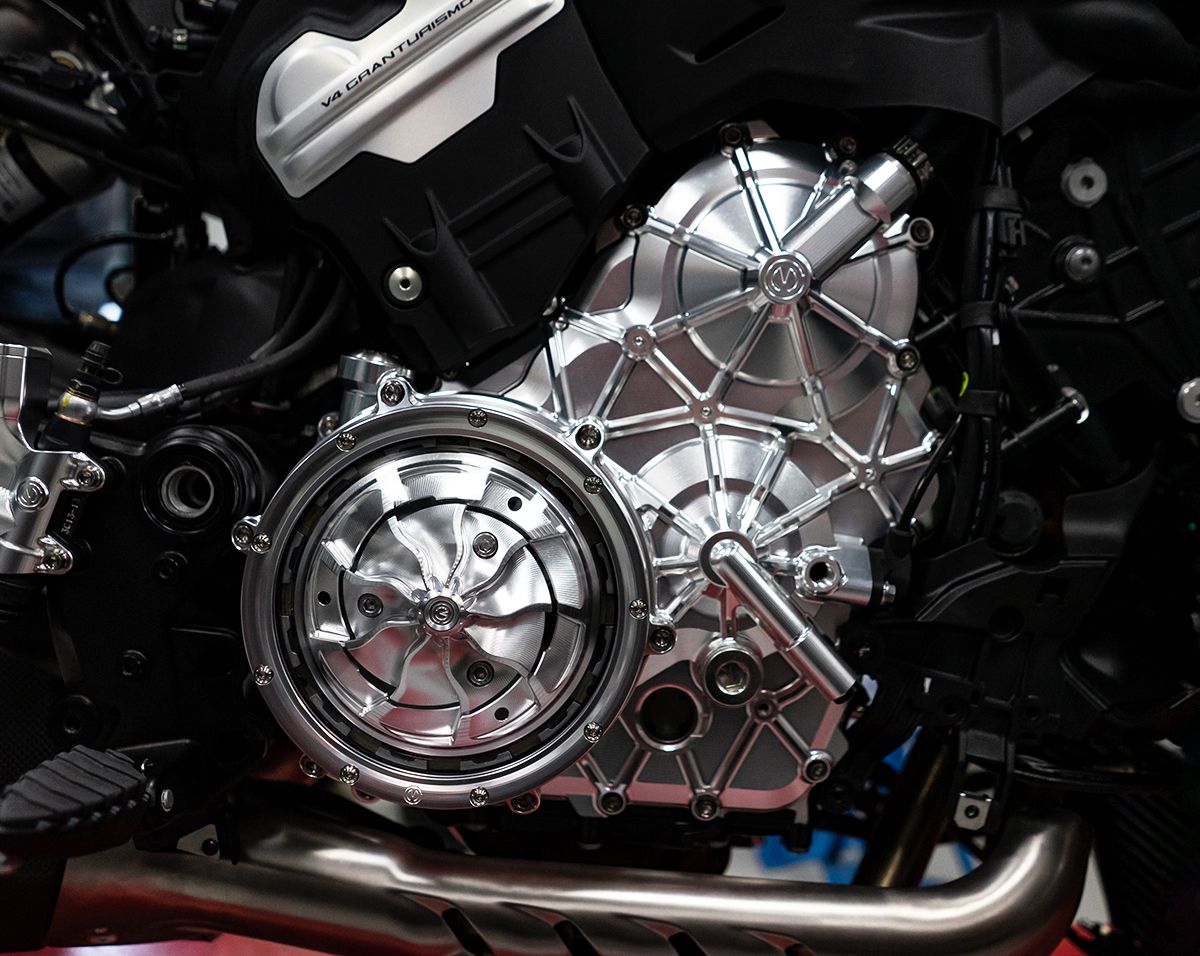 Carcasa de motor de aluminio derecha con tornillos de titanio Motocorse Ducati Panigale V4/S (2025) 