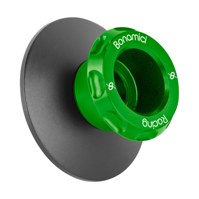 Bobbins/Ständeraufnahme EVO Racing M10x1,25 Bonamici Racing SCR10F für CFMOTO 675 SR-R – Grün
