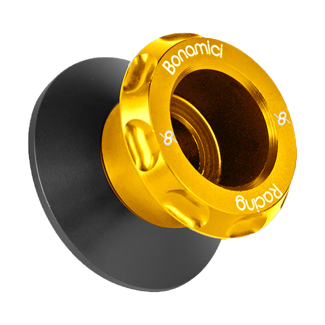 Bobbins/Ständeraufnahme EVO M10x1,25 Bonamici Racing SCS10F für CFMOTO 675 SR-R – Gold