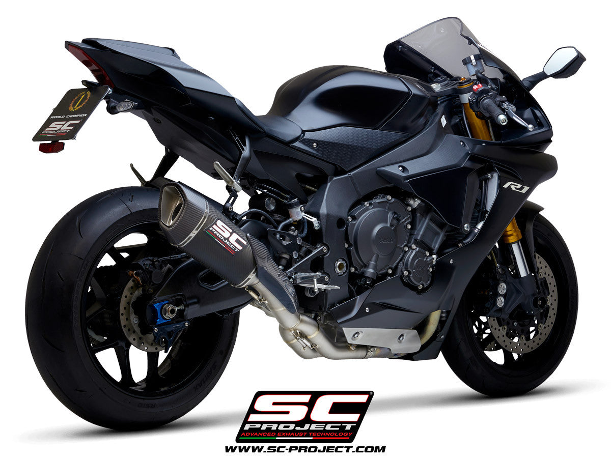 SC-Project Slip-On SC1-R + tubo de reemplazo KAT Yamaha YZF-R1/M RN32 (15-16) 