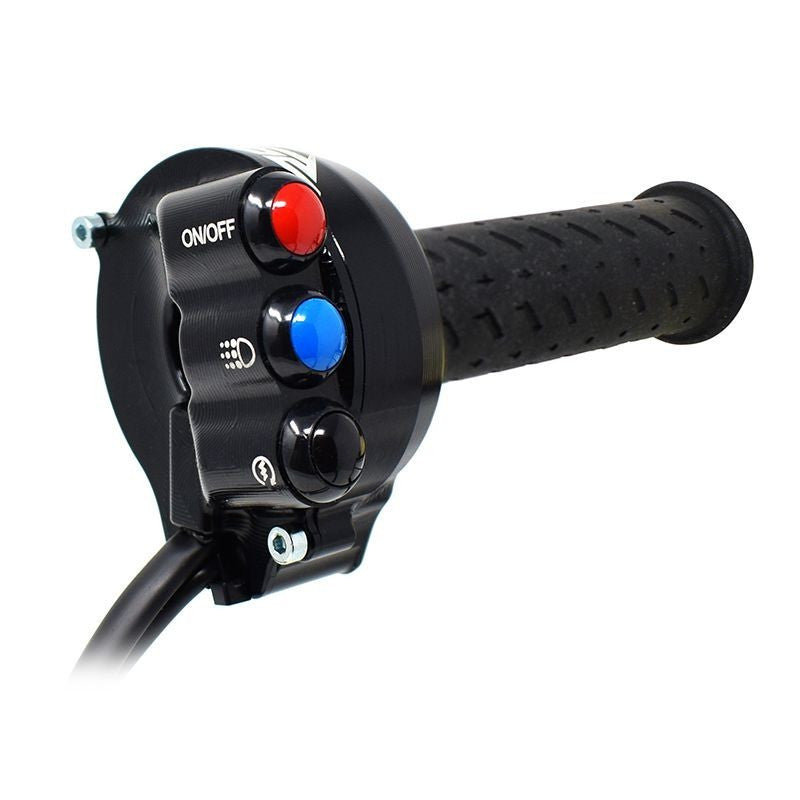 Cuerpo del acelerador con interruptor de manillar integrado JetPrime Aprilia RSV4/1100 Factory/RF/RR (17-20) JP ACC 009 