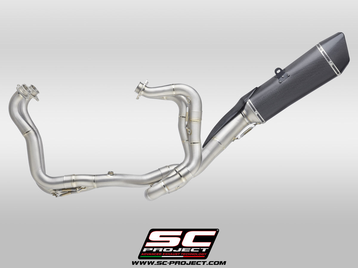 Sistema de escape completo SC-Project Titan SC1-R (250mm) para Aprilia RSV4 1100 Factory (21-25) A27A-TC90C 