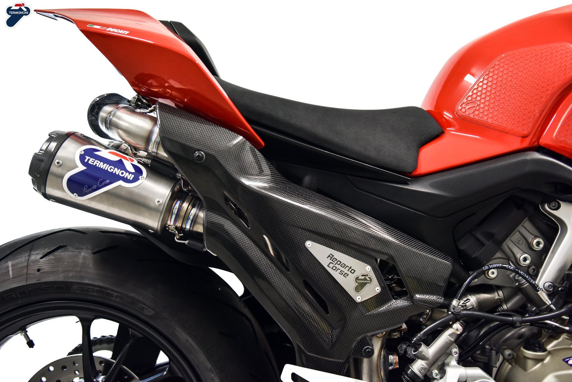 Sistema de escape completo Termignoni de titanio D200 RHT para Ducati Panigale V4/S (18-24) D20009400TTC 