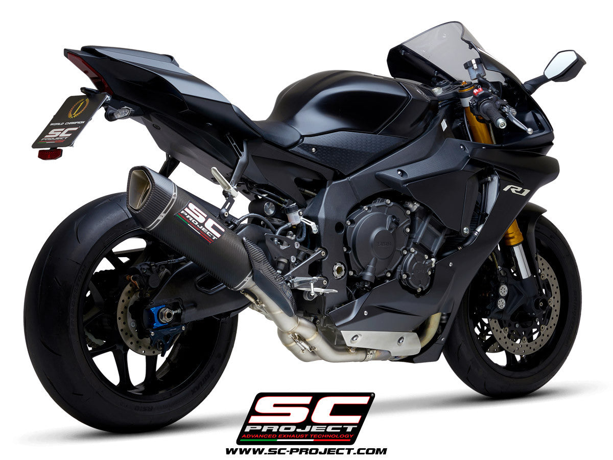 SC-Project Slip-On SC1-R + tubo de reemplazo KAT Yamaha YZF-R1/M RN32 (15-16) 