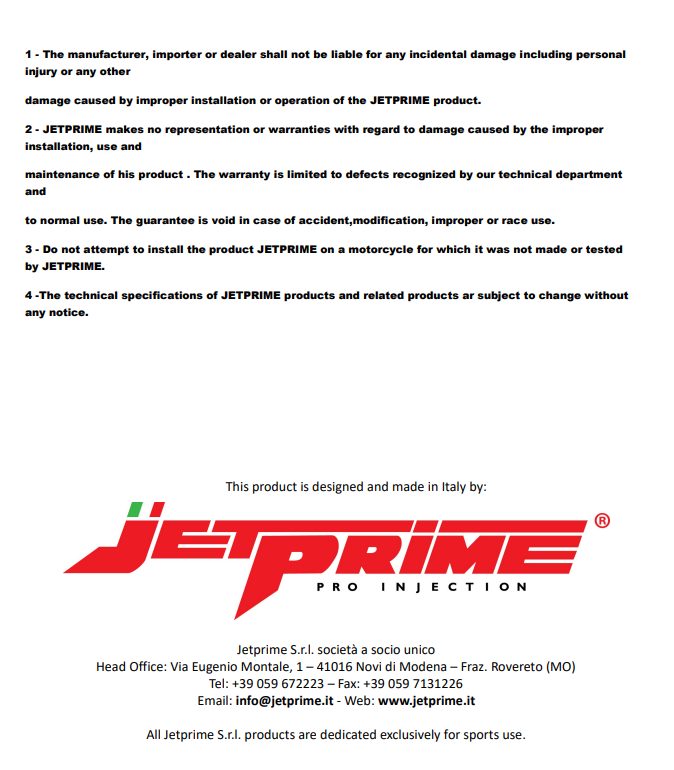 Botón de Kill Switch JetPrime Ducati Panigale V4/S/R (18-20) JP KS 020 