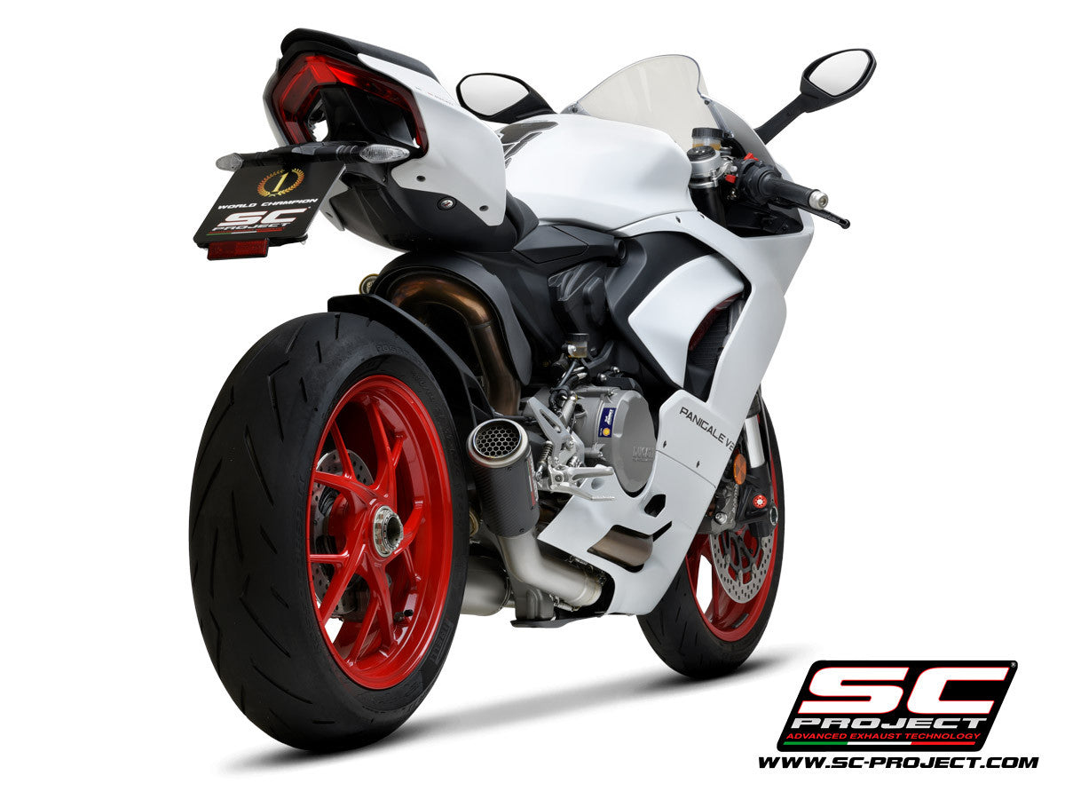 Sistema semi-completo SC-Project CR-T para Ducati Panigale V2 955 (20-24) D35A-LT69CR 