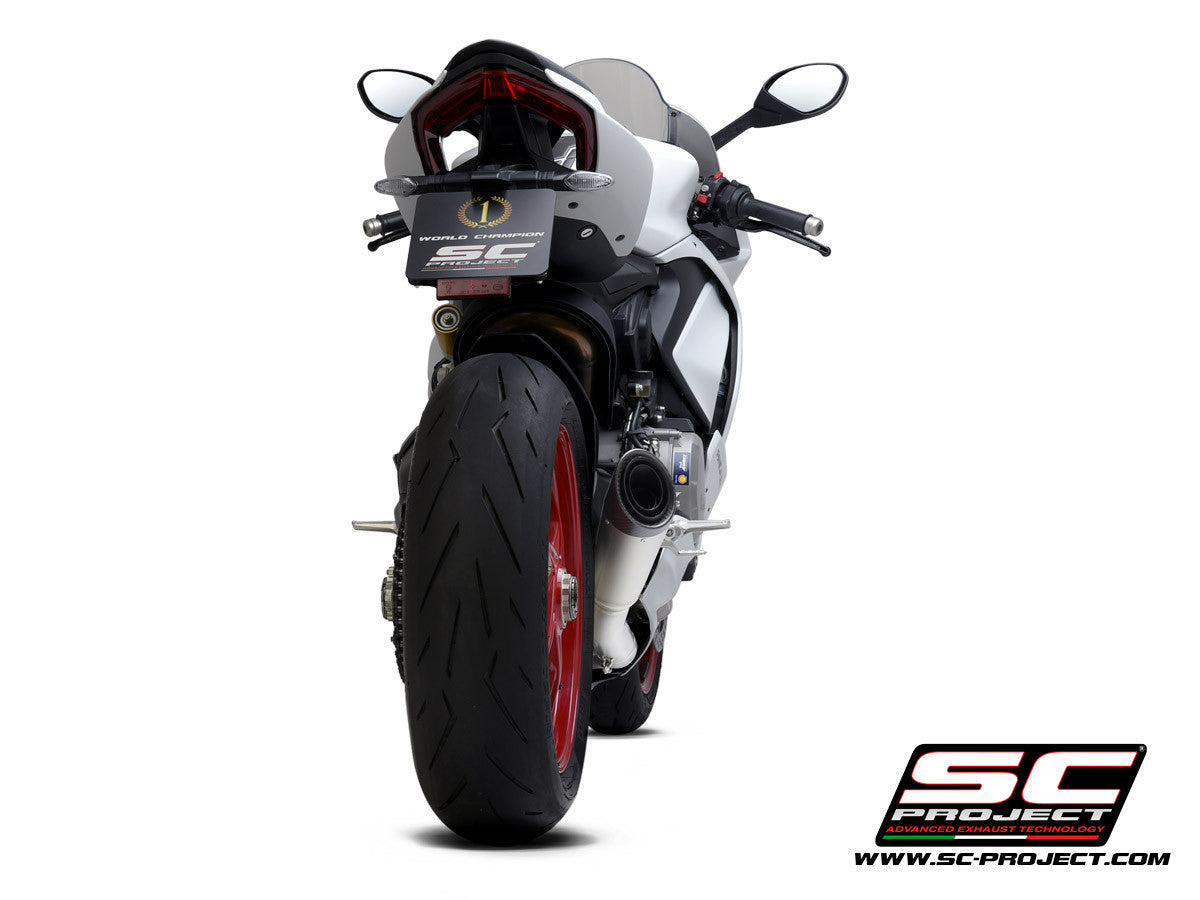 SC-Project Sistema de escape semi-completo S1 Ducati Panigale V2 955 (20-24) D35A-LT41T 