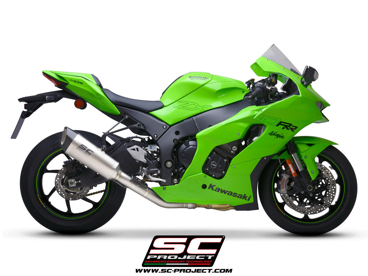 SC-Project Escape tipo Slip-On SC1-R + tubo de repuesto KAT para Kawasaki ZX-10 R/RR (21-26) K38A-DET91C 