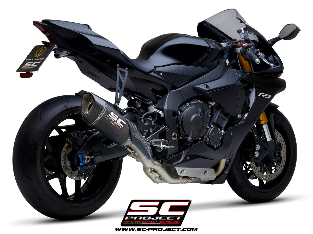 SC-Project Slip-On SC1-R + tubo de reemplazo KAT Yamaha YZF-R1/M RN32 (15-16) 