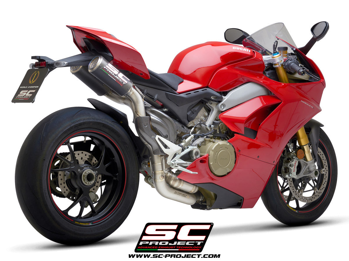SC-Project Sistema de escape semi-completo CR-T Ducati Panigale V4/S (18-20) D26A-T68C 