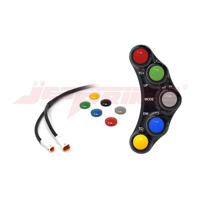 Interruptor de manillar Race izquierdo JetPrime Ducati Panigale 1299/S (15-18) JP PLSR 005 