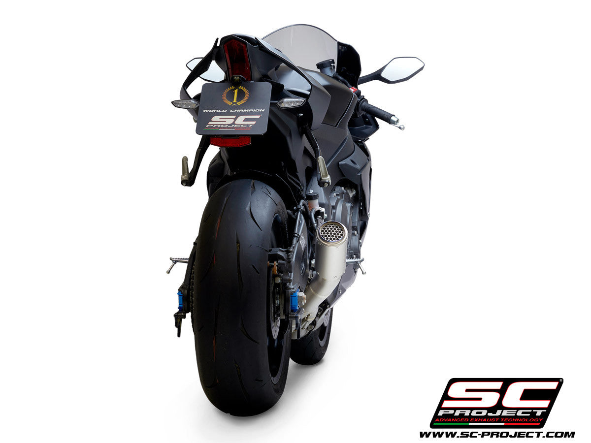 SC-Project Slip-On CR-T + tubo de reemplazo KAT para Yamaha YZF-R1/M RN65 (20-25) Y11C-DET36 
