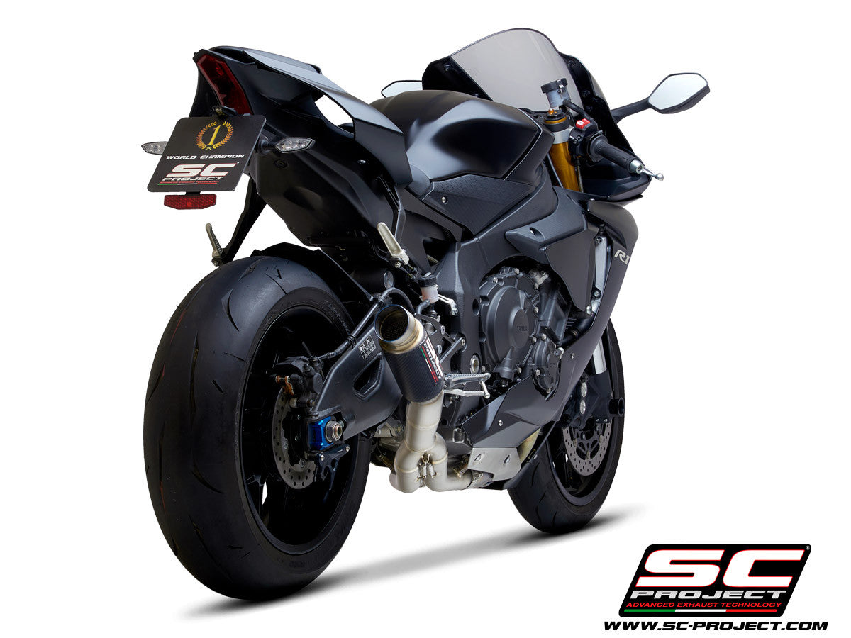 SC-Project Slip-On GP70-R + tubo de reemplazo KAT Yamaha YZF-R1/M RN65 (20-25) Y11C-DET70 