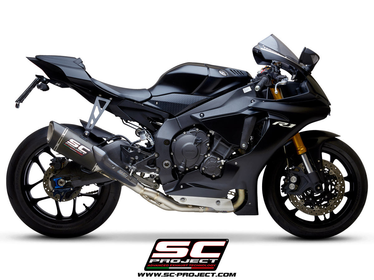 SC-Project Slip-On SC1-R + tubo de reemplazo KAT Yamaha YZF-R1/M RN49 (17-19) 