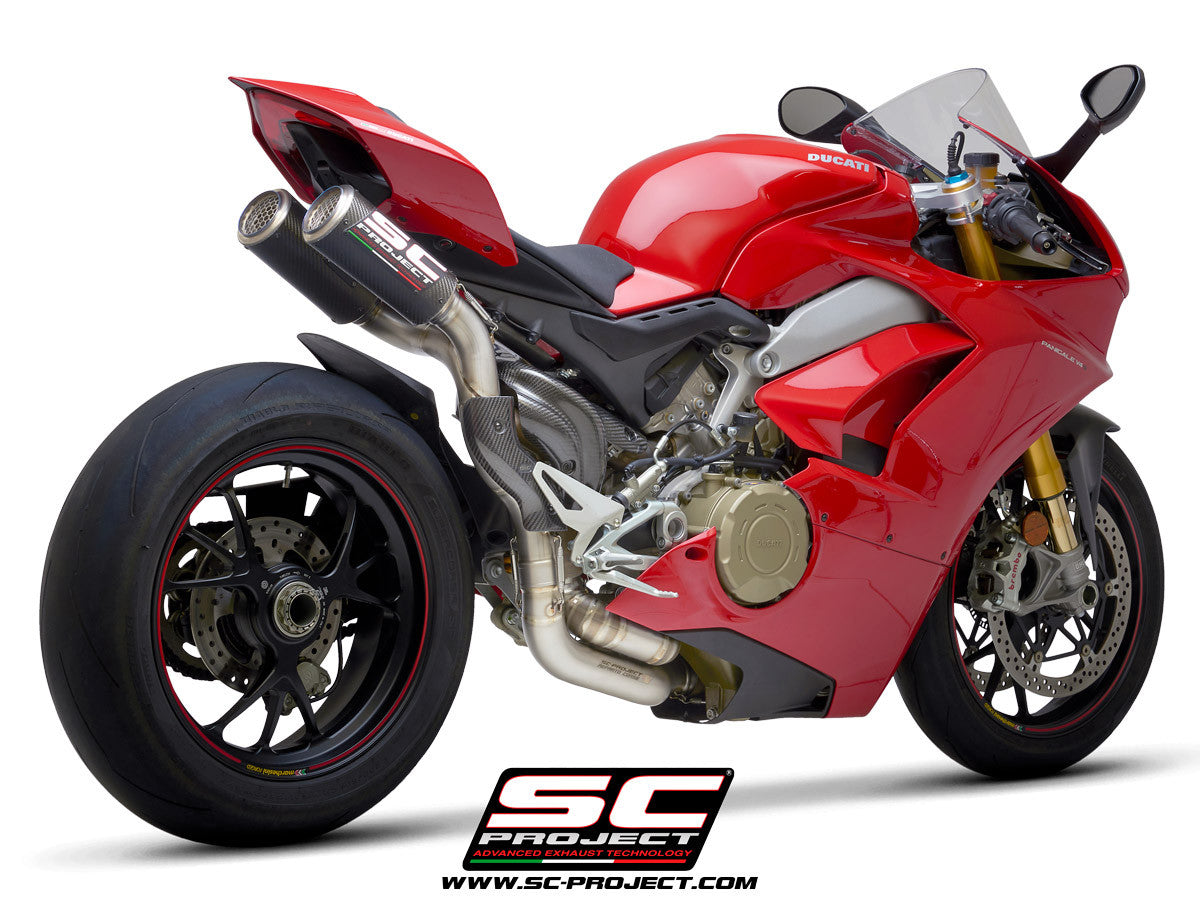 SC-Project Sistema de escape semi-completo CR-T Ducati Panigale V4/S (18-20) D26A-T68C 