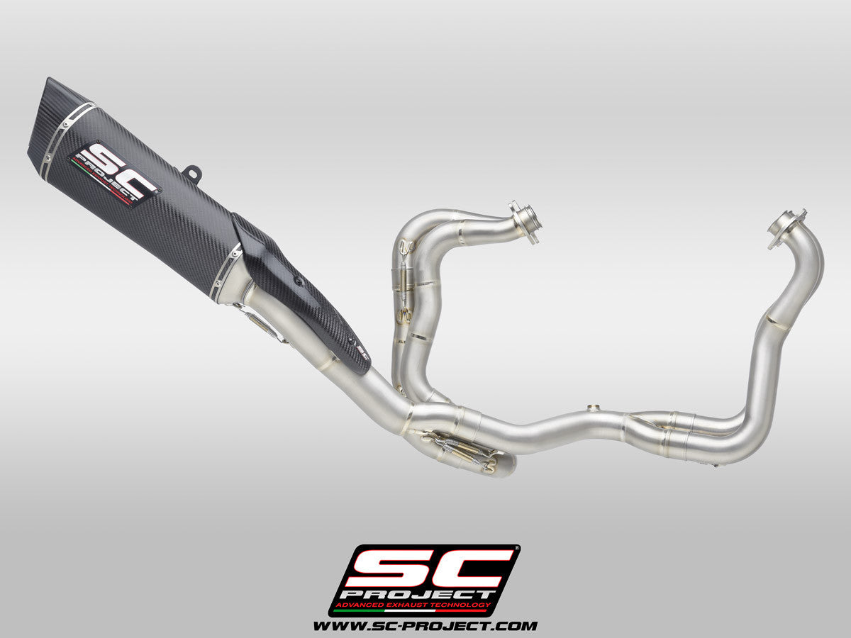 Sistema de escape completo SC-Project Titan SC1-R (350mm) para Aprilia RSV4 1100 Factory (21-25) A27A-TC93C 