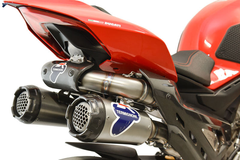 Sistema de escape completo Termignoni de titanio D200 RHT para Ducati Panigale V4/S (18-24) D20009400TTC 