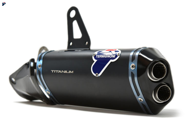 Kit de escape Termignoni Slip-On Black Edition para Ducati Panigale V4/S/R (18-24) D18409400INA 