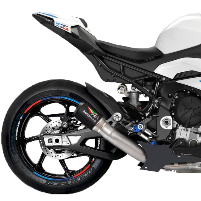 Sistema de escape completo de titanio Austin Racing (GP1R/GP2R/V3) para BMW S1000RR K67 (19-25) 