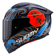 Suomy Track-1 Casco Waves Negro K6T10026 