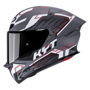 KYT TT-Revo Casco Speeding Mate Gris Y6TR0052 