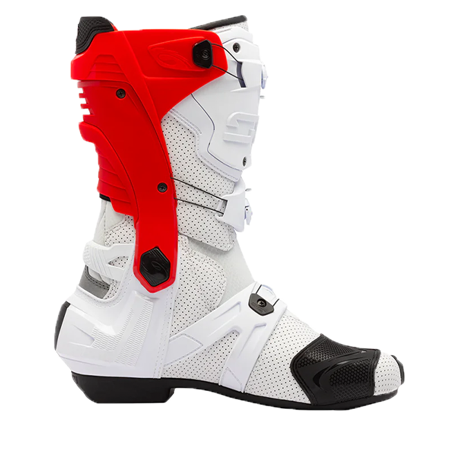 Botas de motocicleta Sidi Rex Air Blancas/Rojas 391 