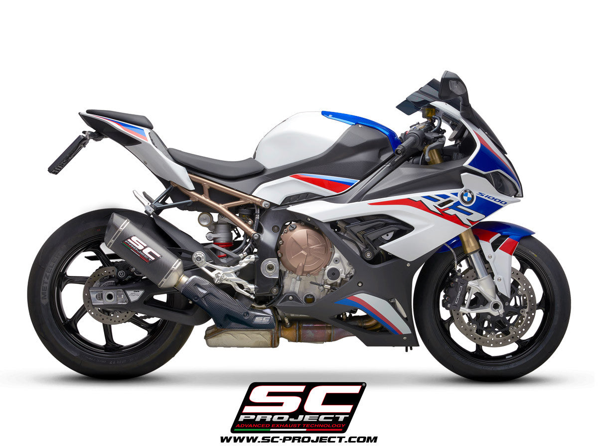 Protector de calor de carbono Escape SC-Project Slip-On BMW S1000RR K67 (20-22) B33B-CP 