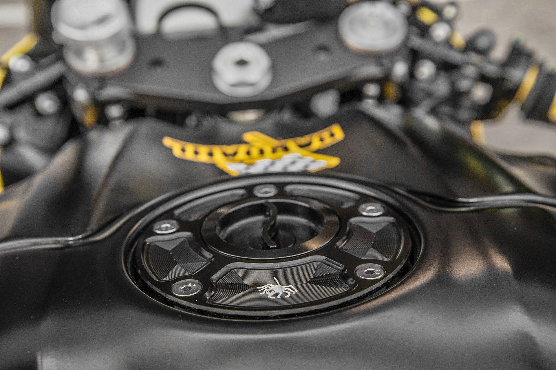 Tapa de combustible de liberación rápida Spider Racing BMW S1000RR K46 (09-18) 60.B02 