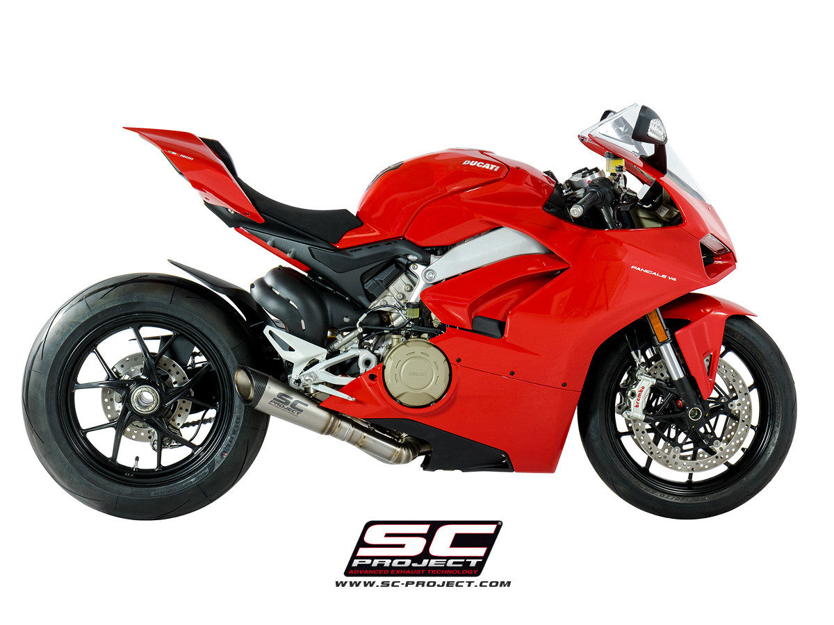 SC-Project Sistema de escape semi-completo S1 Ducati Panigale V4/S (18-20) D26A-LT41T 