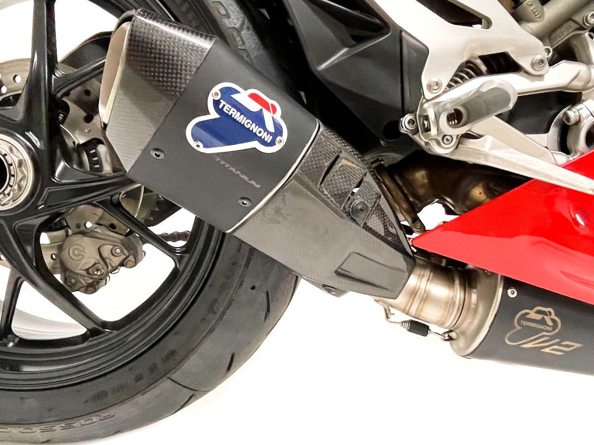 Sistema de escape semi-completo de acero inoxidable Termignoni para Ducati Panigale V2 955 (20-24) D22109440INC 