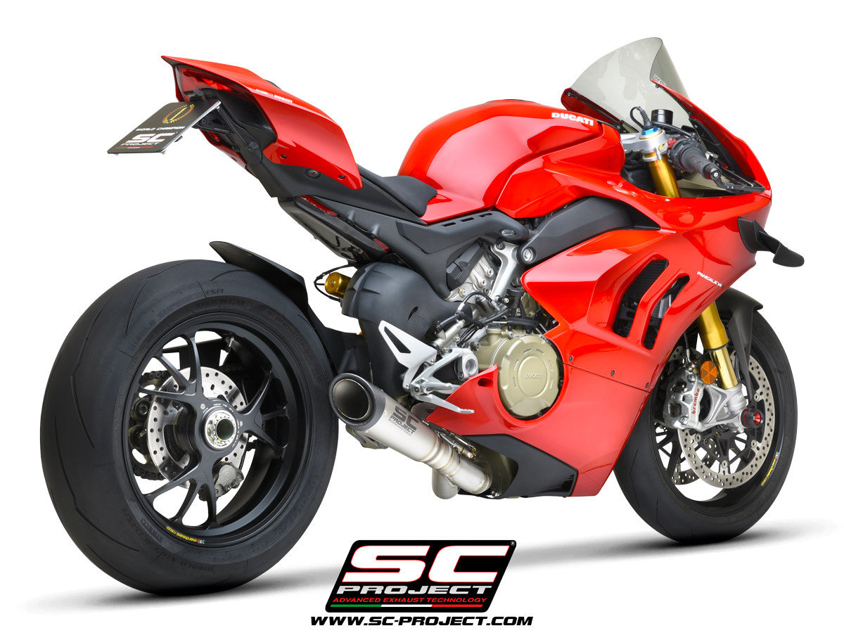 Sistema de escape SC-Project semi-completo S1 Ducati Panigale V4/S (2021) D26C-LT41T 