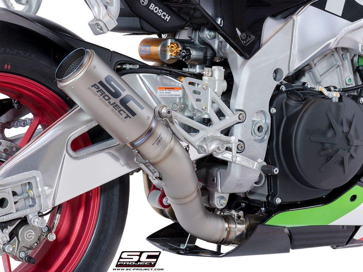 SC-Project Slip-On CR-T HIGH Aprilia RSV4/RR/RF (18-20) A18A-T90 