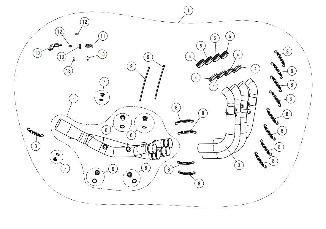 Akrapovic Colector (Acero Inoxidable) BMW S1000RR K67 (19-25) E-B10R7 