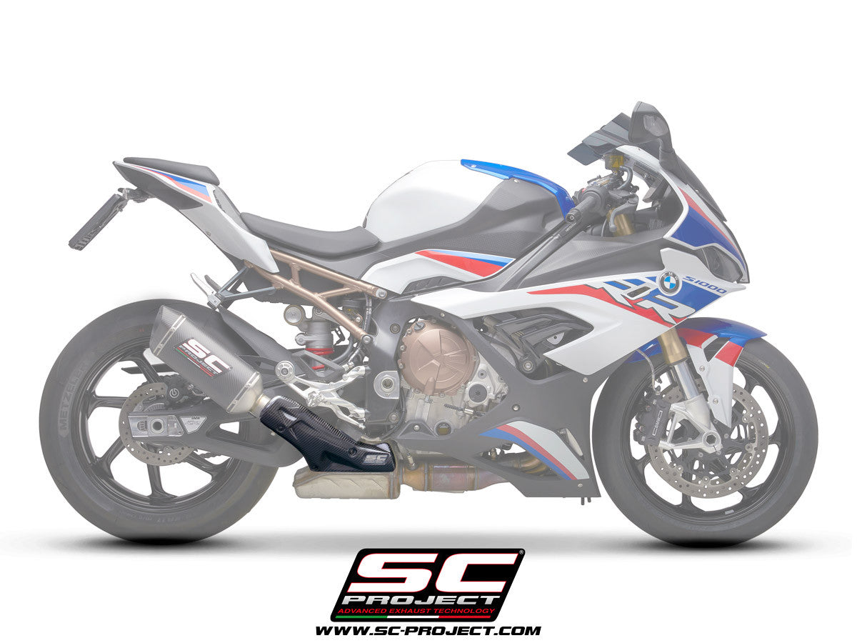 Protector de calor de carbono Escape SC-Project Slip-On BMW S1000RR K67 (20-22) B33B-CP 
