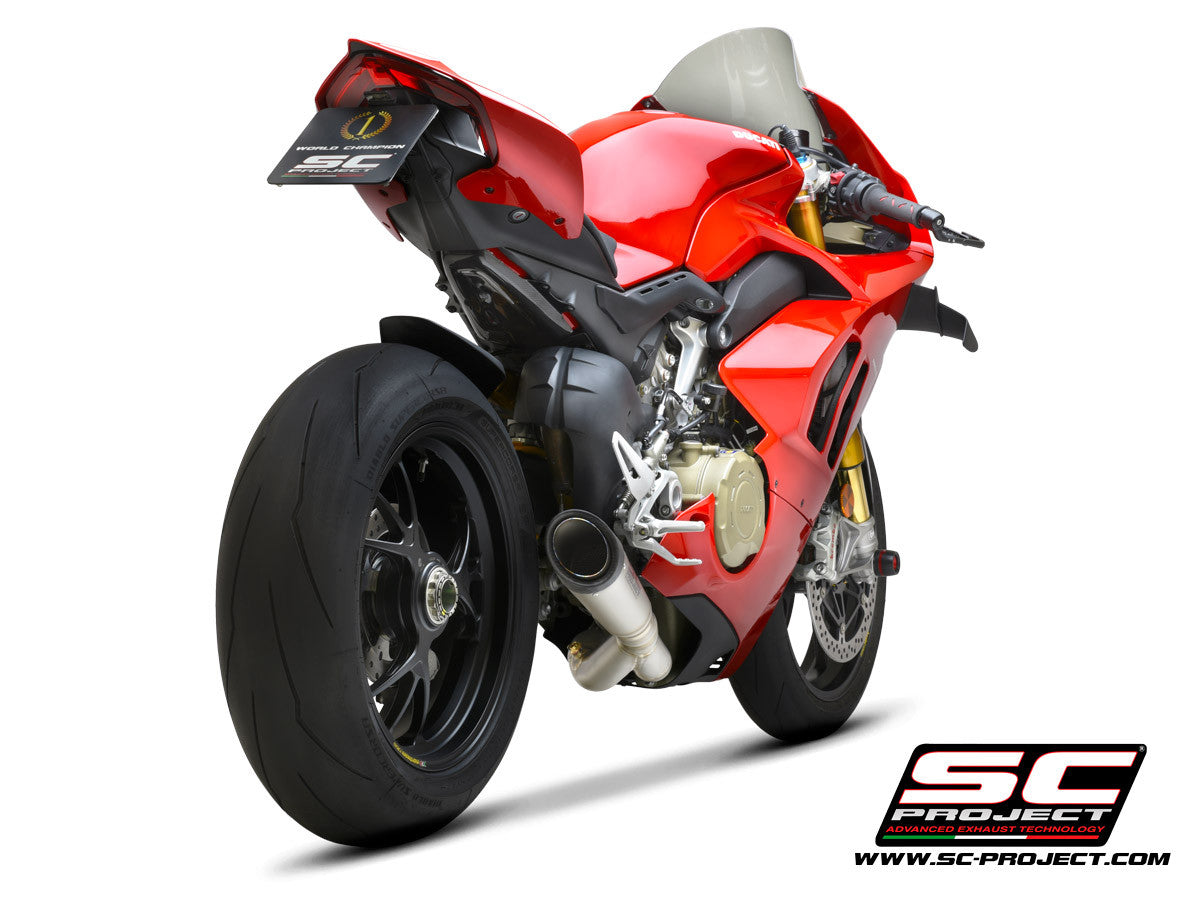 Sistema de escape SC-Project semi-completo S1 Ducati Panigale V4/S (2021) D26C-LT41T 