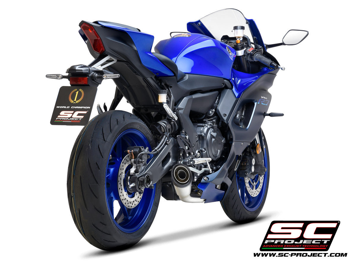 Sistema de escape completo SC-Project RACE S1 Yamaha YZF-R7 (21-25) Y36A-CDE41 
