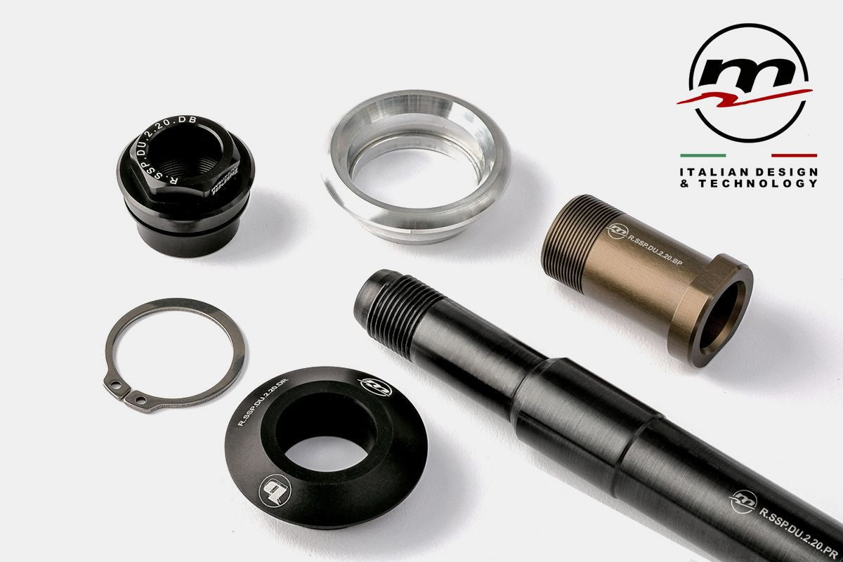 Kit de cambio rápido de eje de rueda delantera Melotti Racing Ducati Panigale V4/S/R (18-24) R.SSP.DU.2.20.PR_V4 